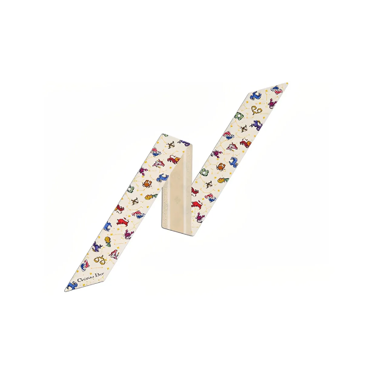 DIOR Шелковые шарфы Белый Женские