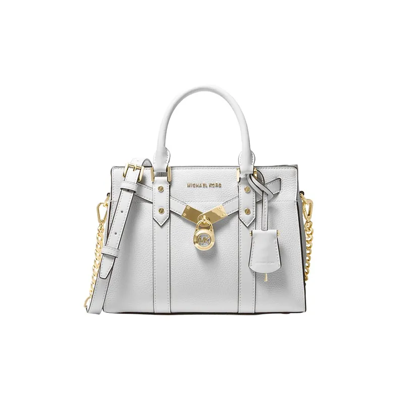 MICHAEL KORS Nouveau Hamilton Коровья кожа Сумка через плечо Сумка Маленькая Женская Белая