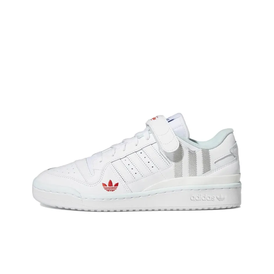Adidas Originals FORUM Skateboard Shoes Men Low Top White/Red