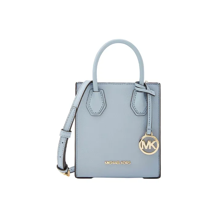 MICHAEL KORS MICHAEL KORS Luggage Collection Leather Handbag, Trunk Bag, Crossbody Bag, Shoulder Bag Mini Women's Blue