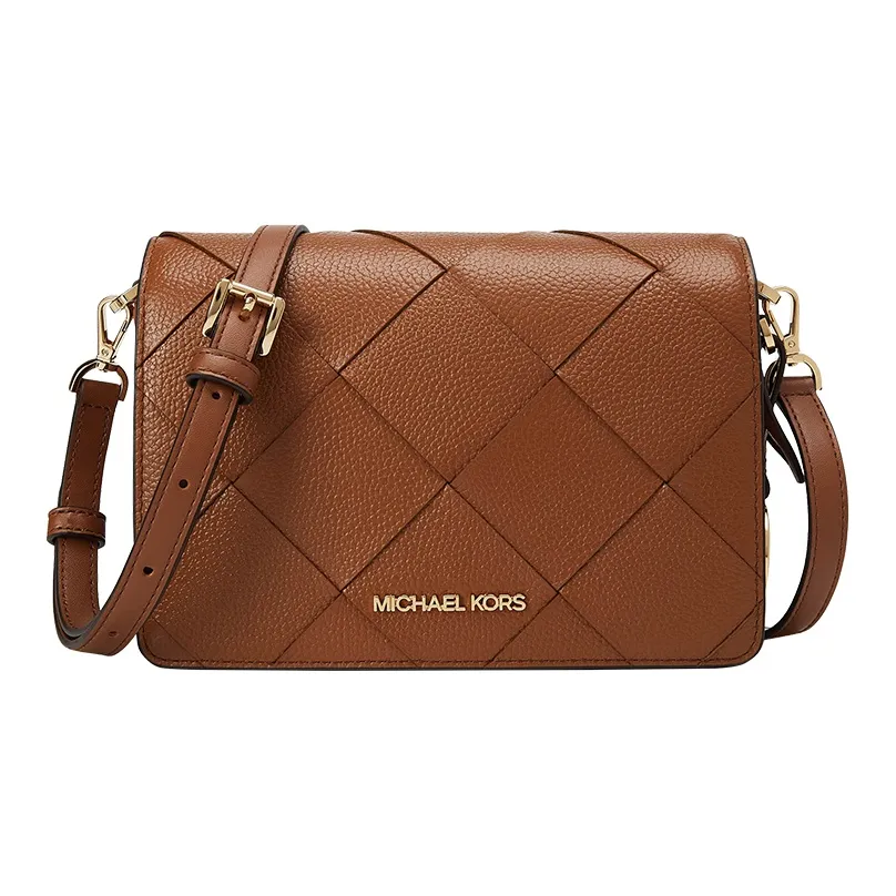 MICHAEL KORS Mercer Коммутирование Модный стиль Сумка через плечо Маленькая Женская Кожа Коричневый