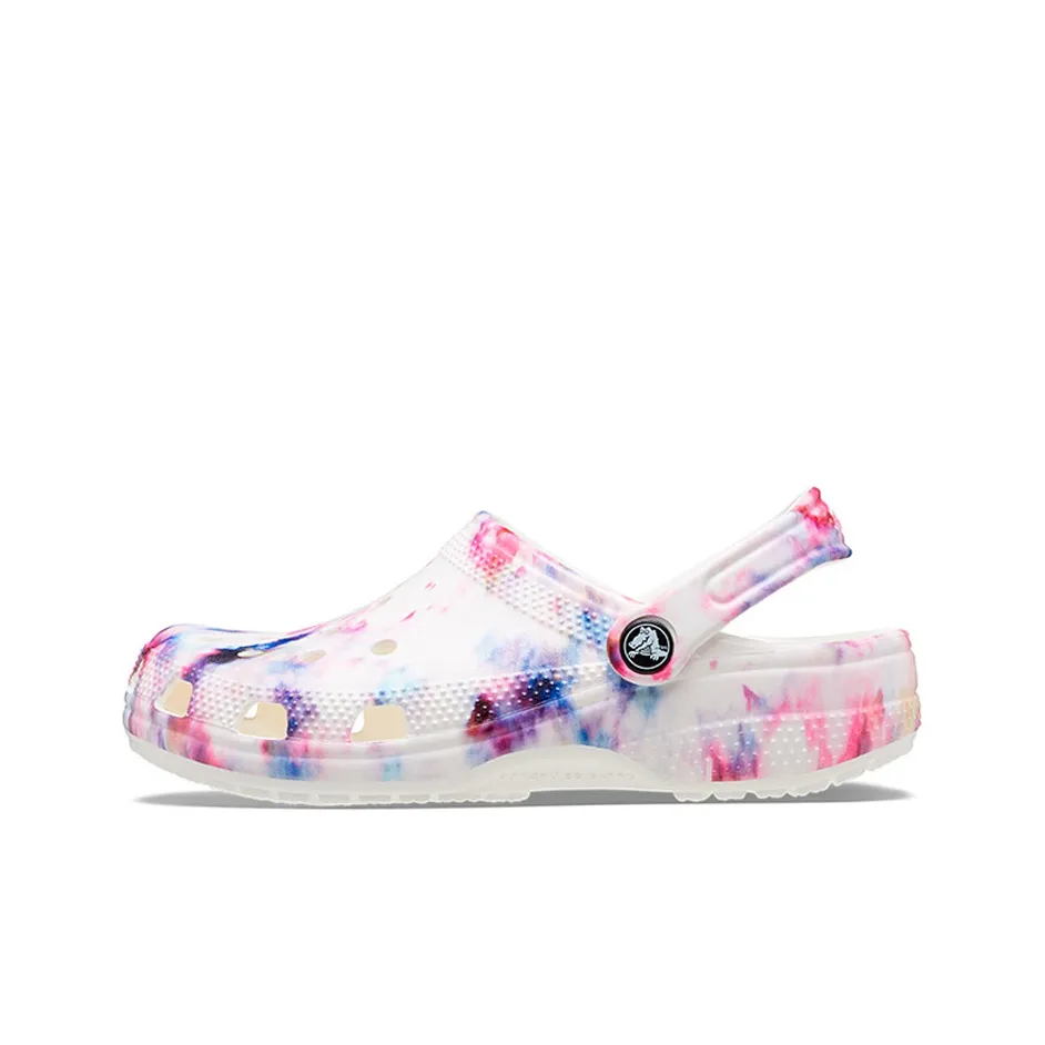 crocs Tresko Classic Tie Dye Graphic Clog 'Garnet & Multi' Women's