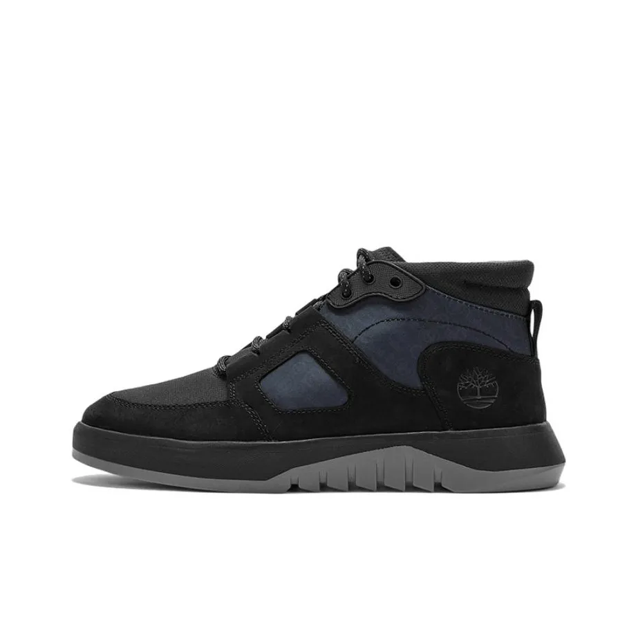 Timberland MID Топ Скейтборд Кроссовки Мужские Черные