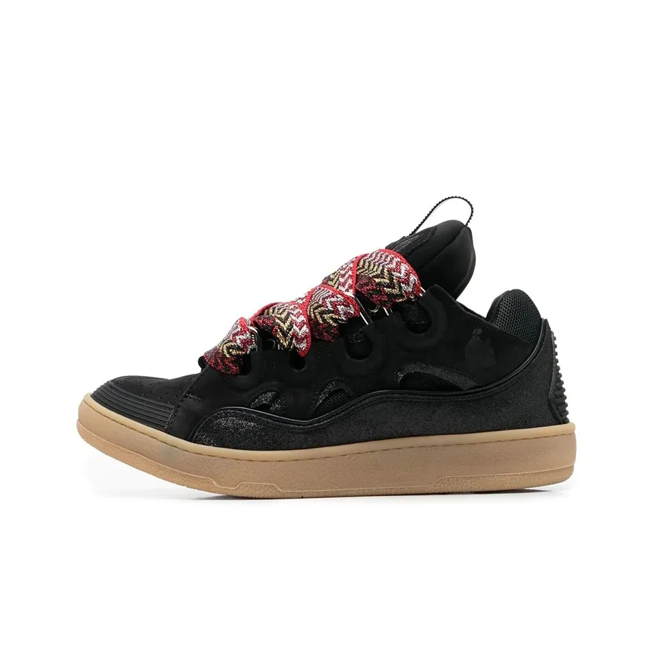 Lanvin Leather Curb Black Gum