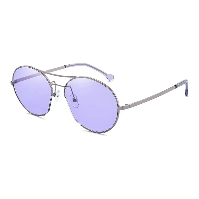 EGG Sunglasses Women's Light Purple Frame With Light Purple Temples