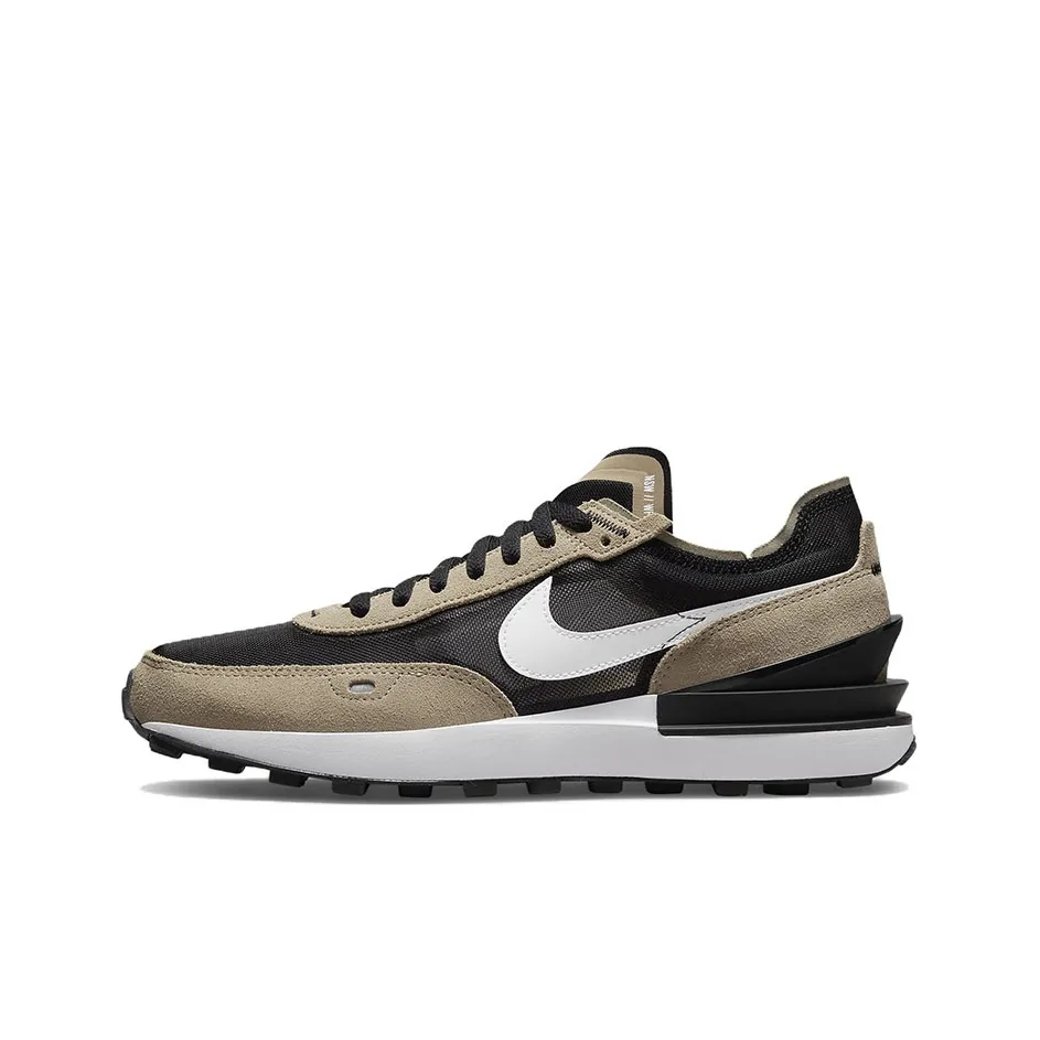 Nike Waffle One Casual Shoes Men Low Top Black/Brown