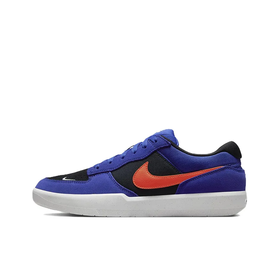 Nike SB Force 58 Low Топ Скейтборд Кроссовки Унисекс Синий Оранжевый