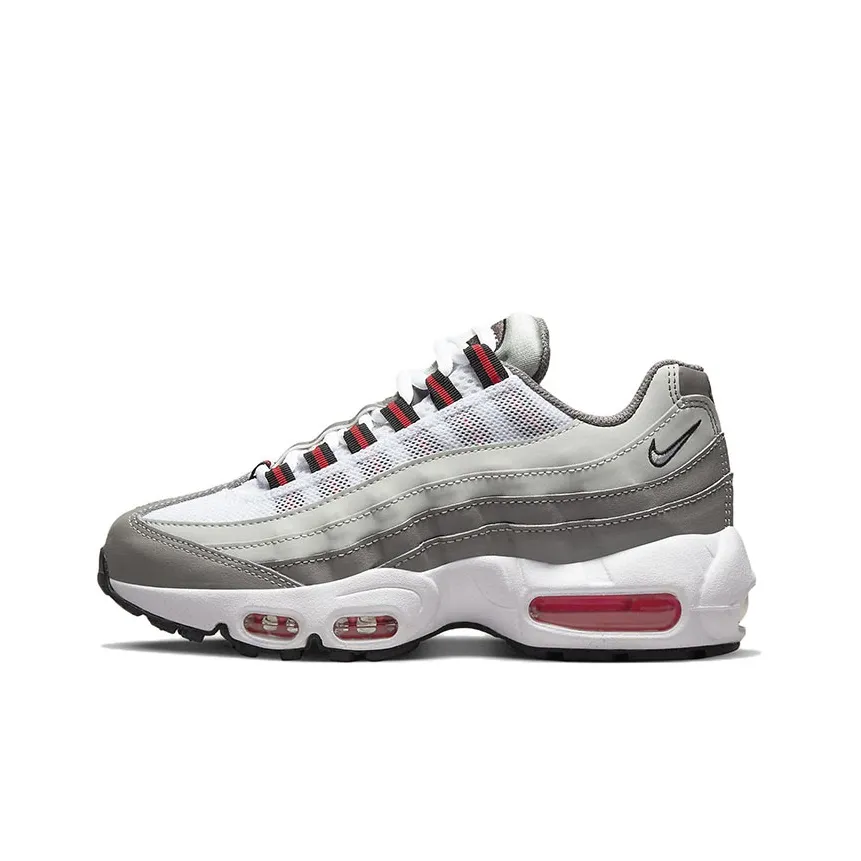 Nike Air Max 95 Recraft Flat Pewter Red GS