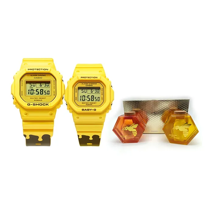 CASIO Watch Collection Блок Коллекция Электроника Механизм Смола Ремешок Часы Унисекс Желтый Циферблат часов SLV 22B 9PFH