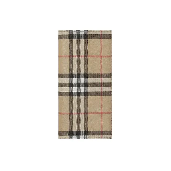 Burberry Vintage Cotton Wallet Men's Brown
