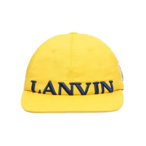 Lanvin Нейлон Бейсболка Желтая Унисекс