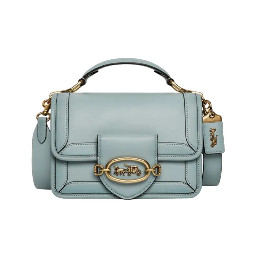 COACH Hero Cow Leather Handbag, Shoulder Bag, Crossbody Bag Trumpets Women's