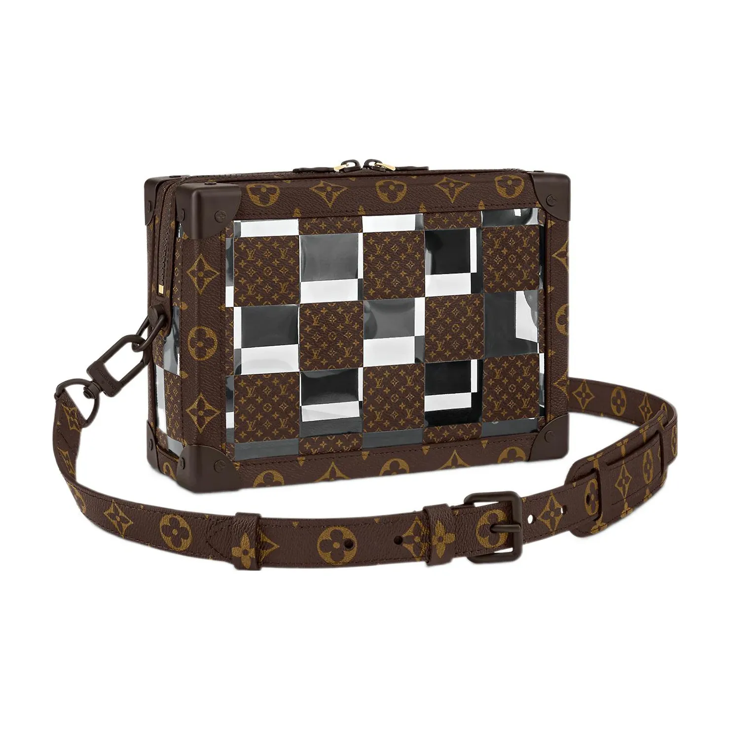 LOUIS VUITTON Soft Trunk Brown/Clear