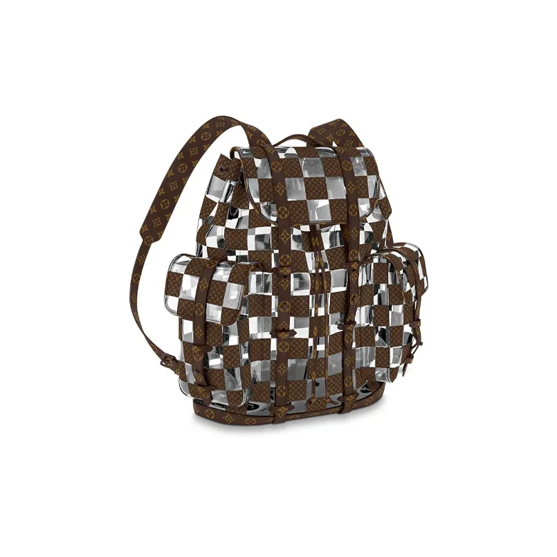 LOUIS VUITTON Christopher Backpack Brown/Clear