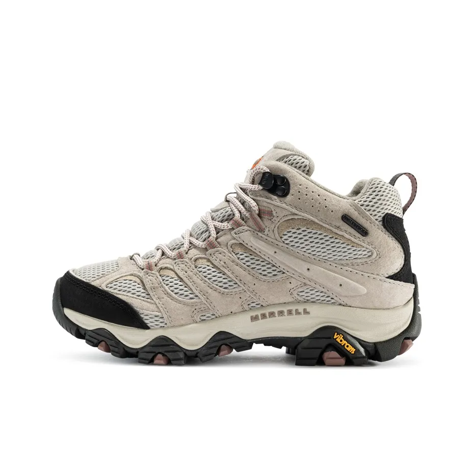 MERRELL MOAB 3 Anti Slip Wear Resistant Waterproof And Breathable Low Top Trekking Shoes Women's Gray Brown Black
