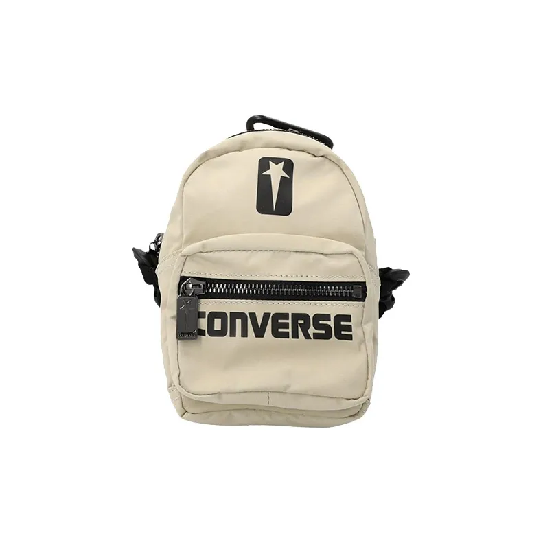 Rick Owens DRKSHDW × Converse Converse Collaboration Technical Fabric Shoulder Bag Crossbody Bag Mini Unisex Ecru