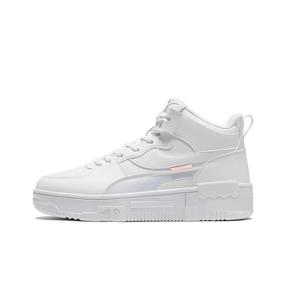 361° Height Increasing High Top Skateboard Shoes Women's Bright White