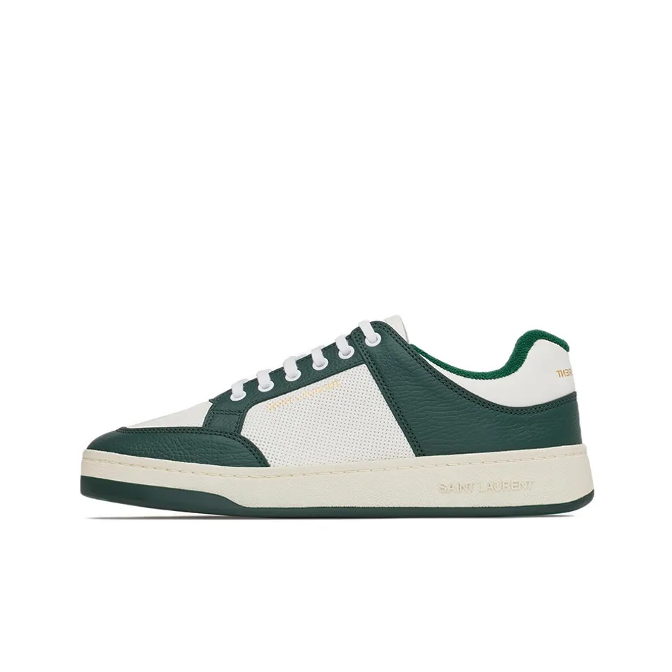 SAINT LAURENT SL/61 Round Toe Low Top Sneakers