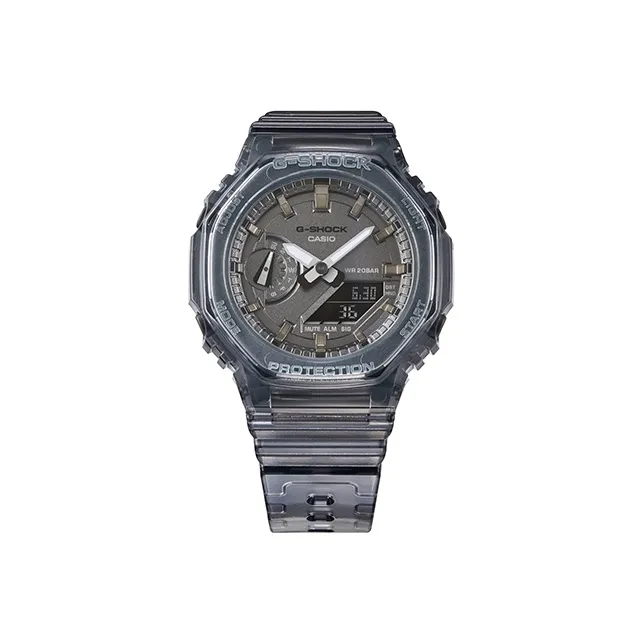 CASIO G SHOCK Кварцевый механизм Смольный ремешок Часы Женские Черный циферблат