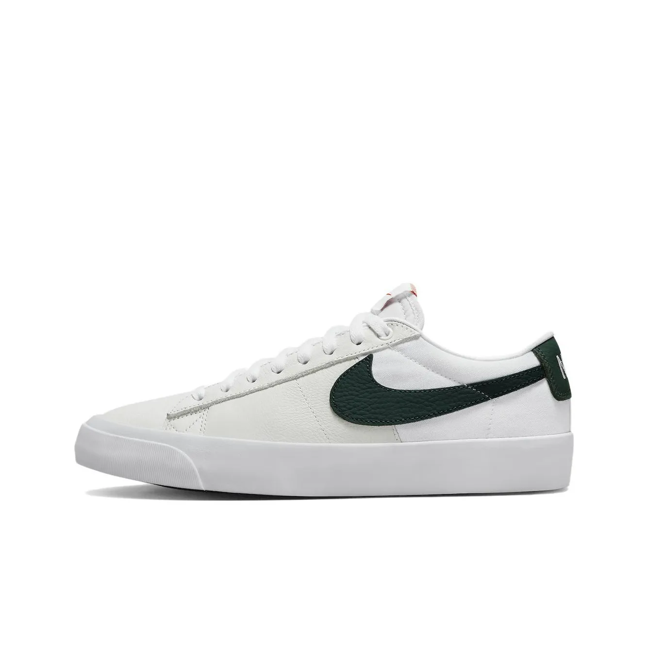 Nike Blazer Skateboard Shoes Men Low Top White/Green