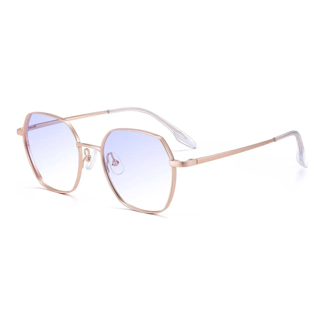 PULAIS Титановый сплав Неправильный многоугольник Функциональные очки Унисекс