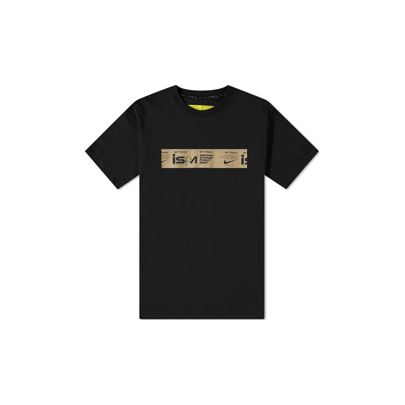 Nike ISPA Черные Мужские T-Рубашки