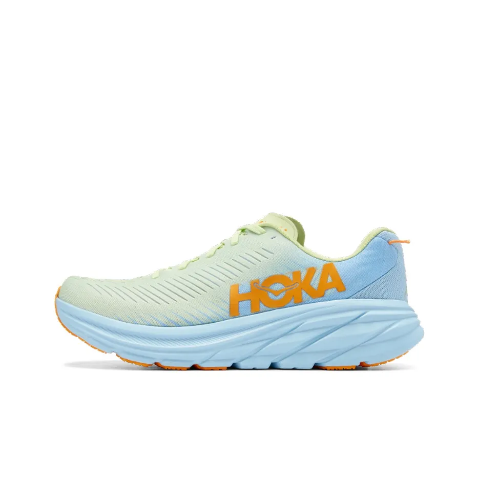 HOKA ONE ONE Rincon 3 Running Shoes Women's Low Top Green/Blue