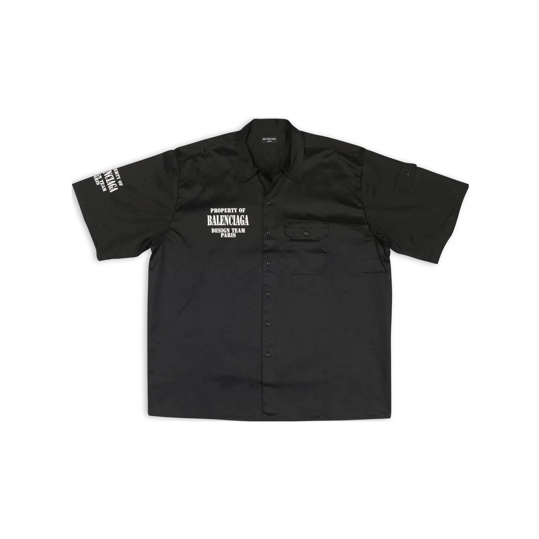 Balenciaga Property Pocket Short Sleeved Shirt