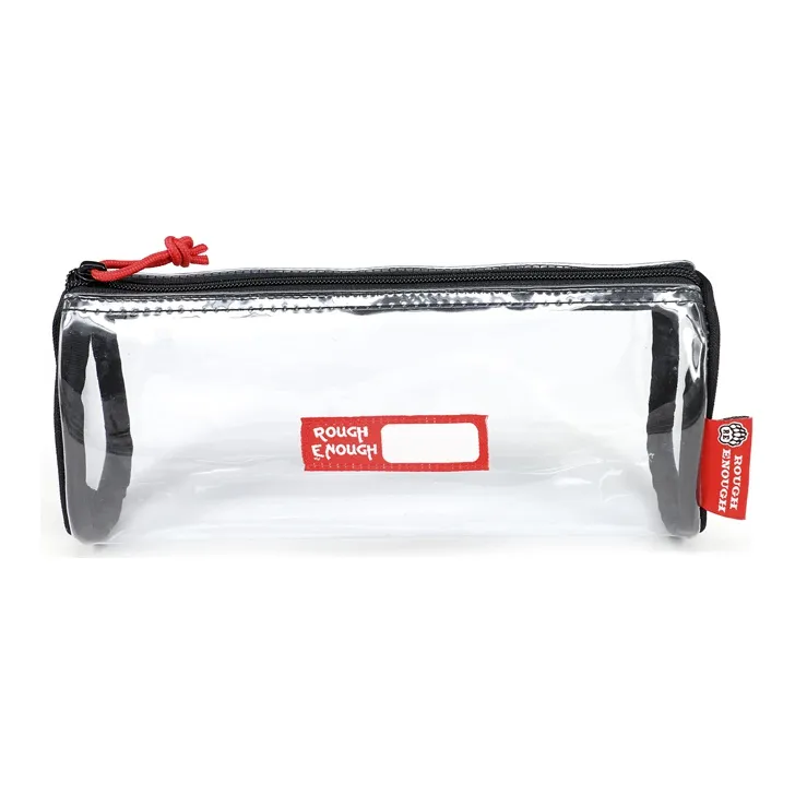 Rough Enough PVC Makeup Bag, Storage Bag, Handbag, Toiletry Bag Unisex Transparent