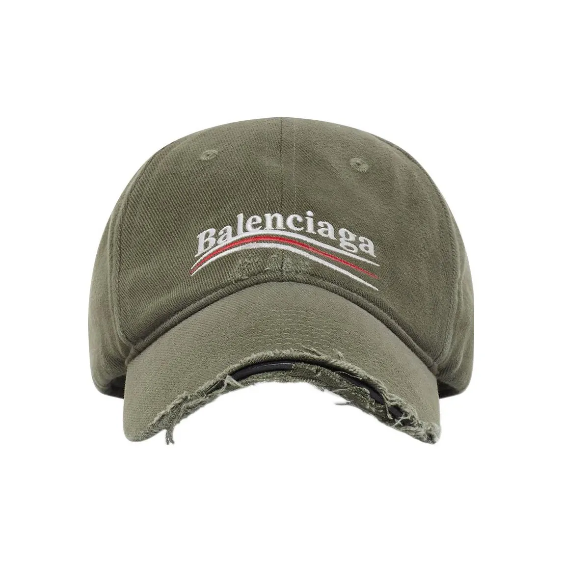Balenciaga Хлопок Кепки Унисекс Зеленый