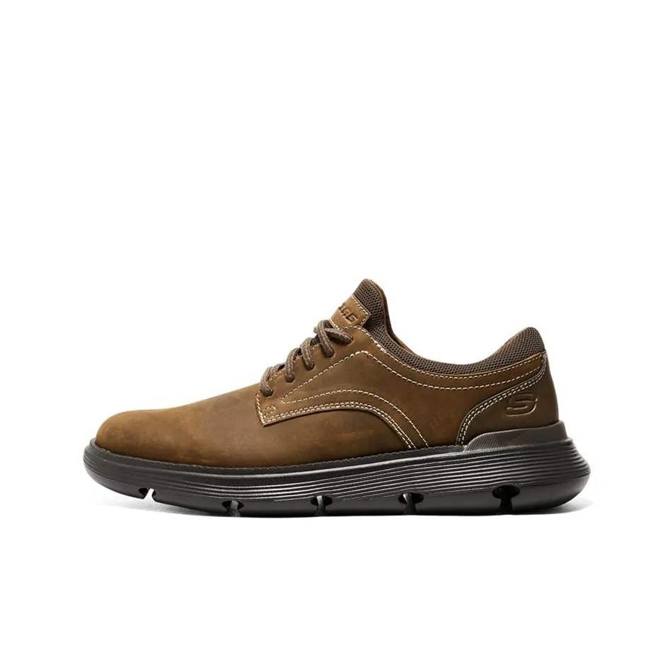 Skechers Low Top Casual Shoes Men's Dark Brown