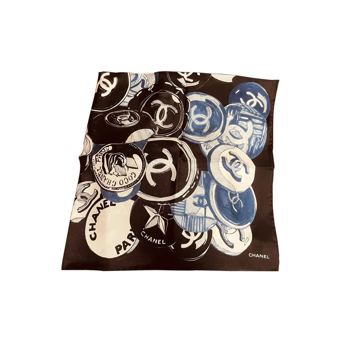 CHANEL Silk Scarves Women's