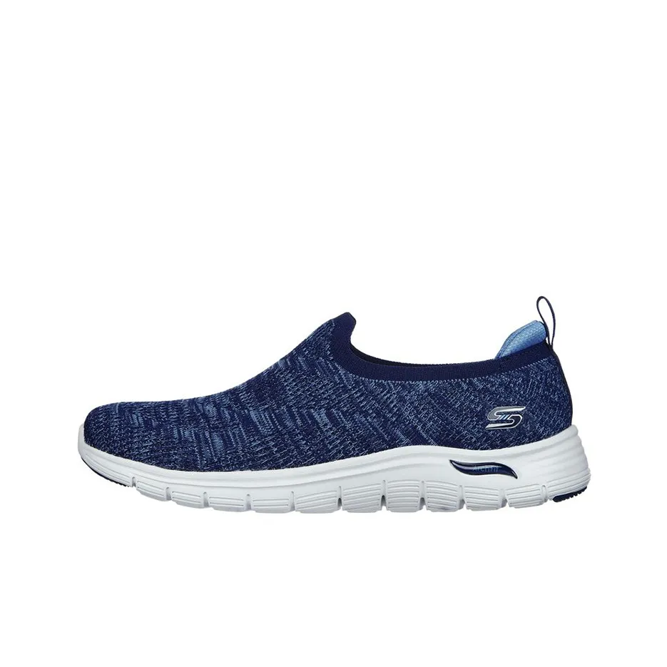 Skechers ARCH FIT VISTA Low Top Sports Casual Shoes Women's Blue