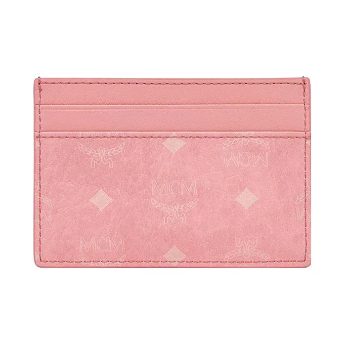 MCM Коровья кожа Держатель для карт Держатель для карт Мини Женский Розовый