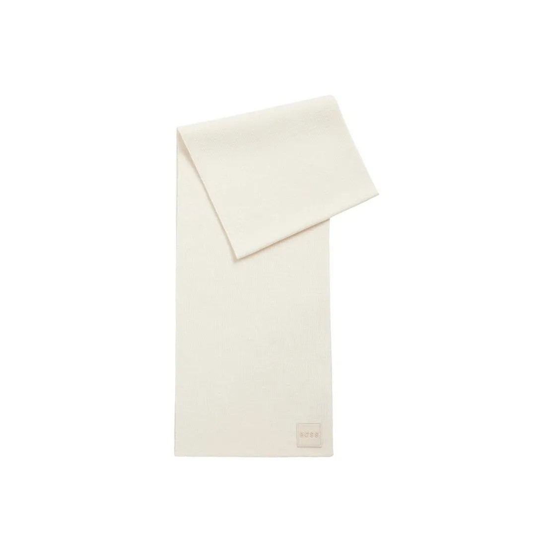 HUGO BOSS Knit Scarves Unisex White
