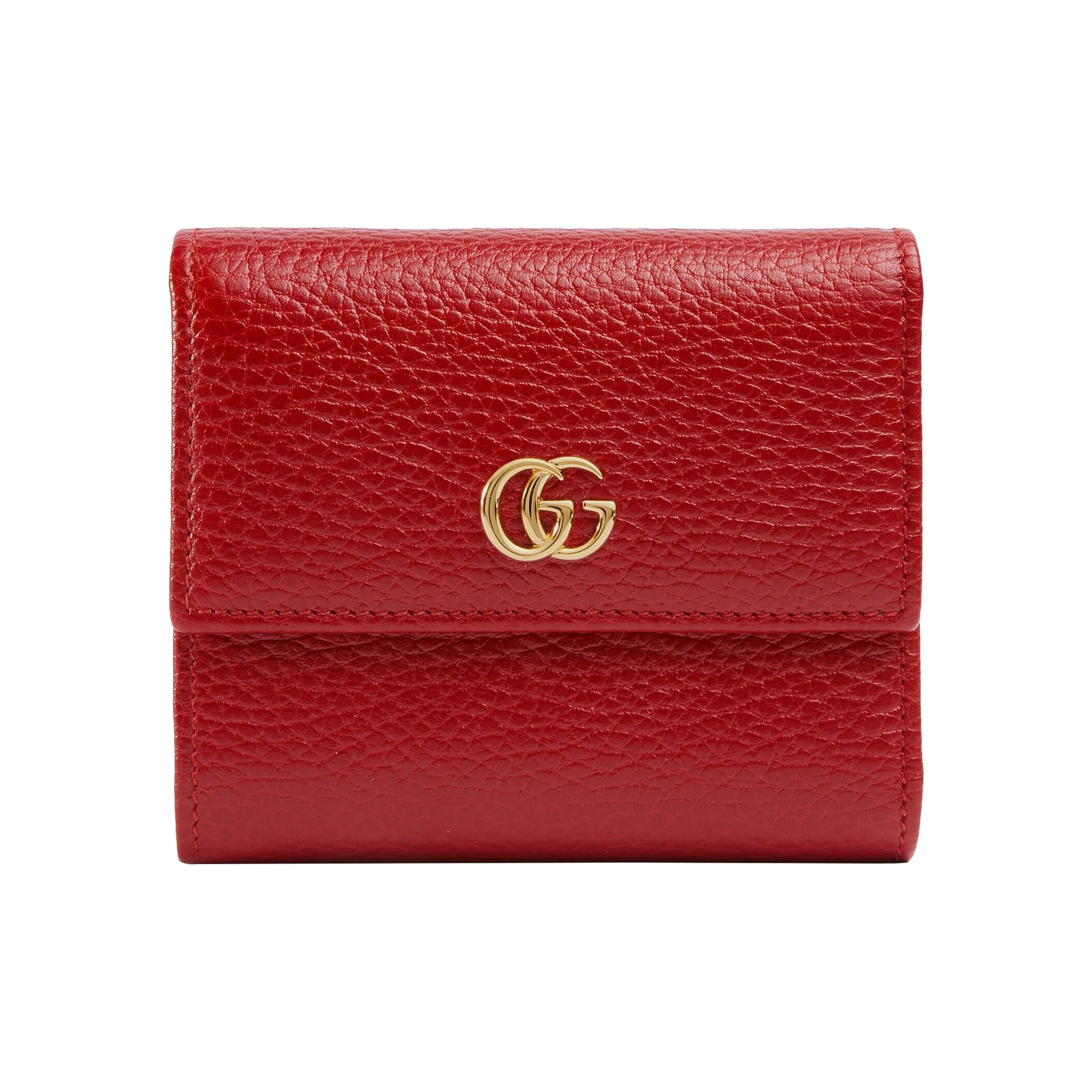 GUCCI GG Marmont Кожа Кошелек Женские Красный