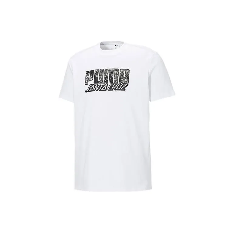 Santa Cruz X PUMA T Shirts Men's White