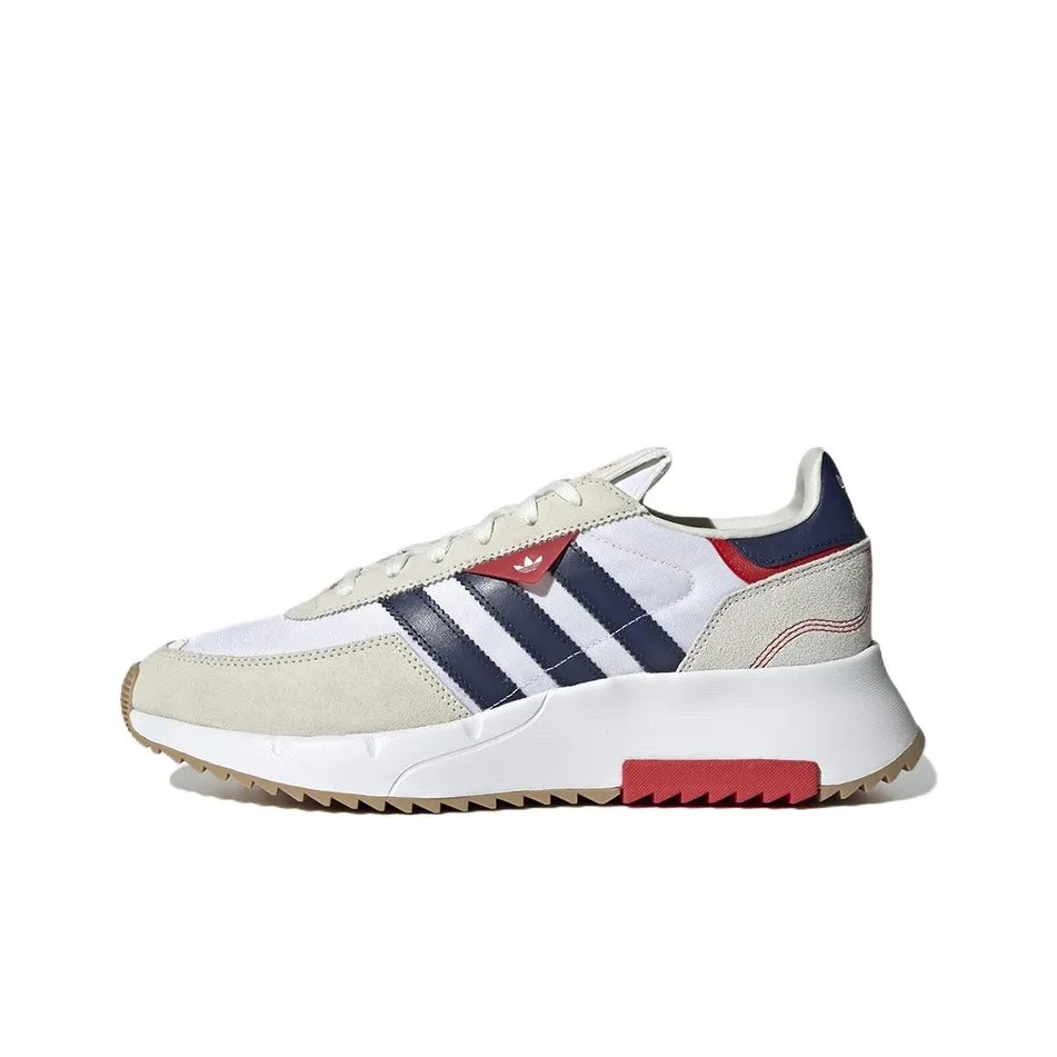 Adidas Originals Retropy F2 Устойчивый к истиранию Низкий Топ Casual Унисекс Белый Синий