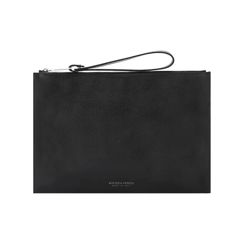 Bottega Veneta Men's Leather Pouch Black
