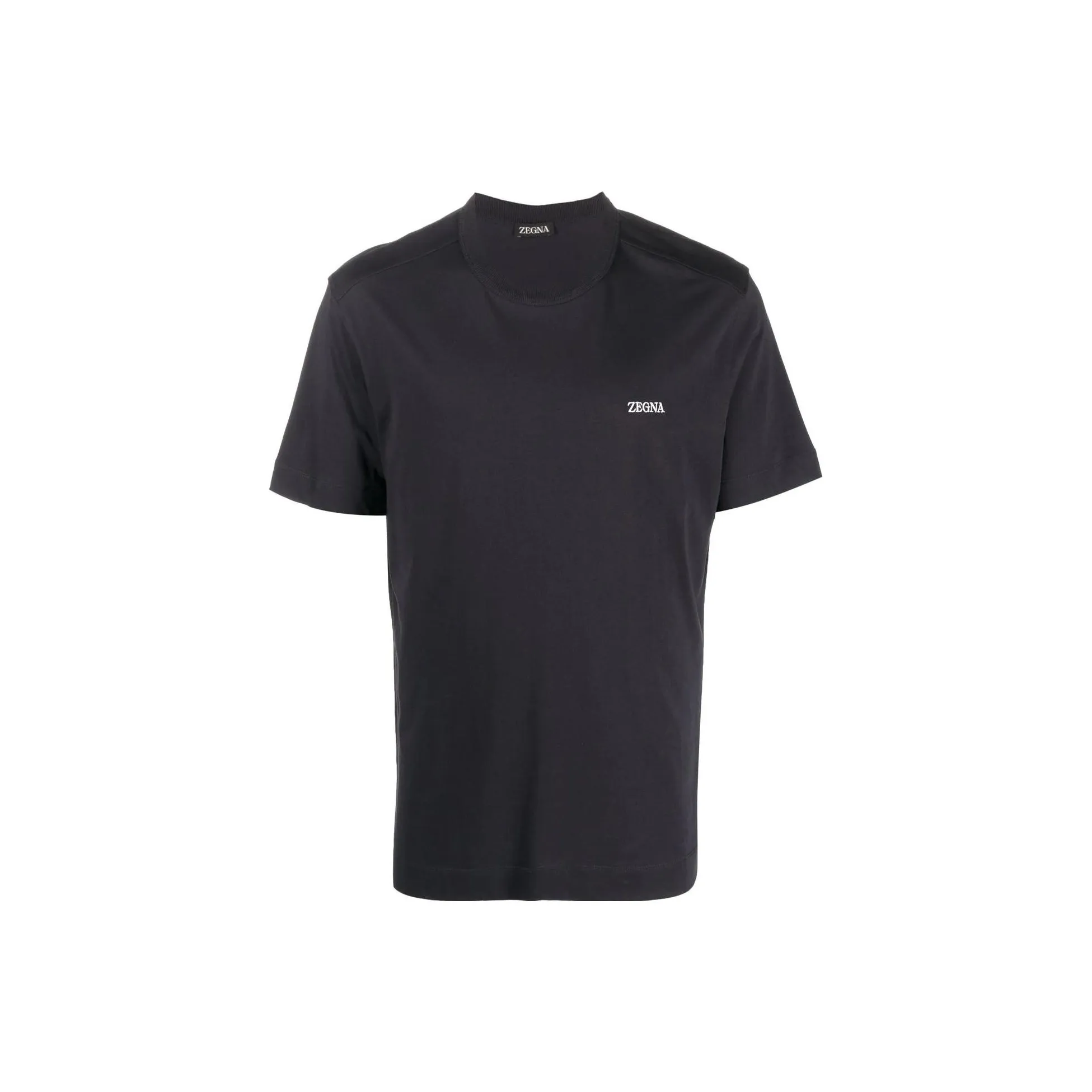 Ermenegildo Zegna Blue Men's T-Shirts Эргенжильдо Зегна Синий Мужской Т-Рубашки