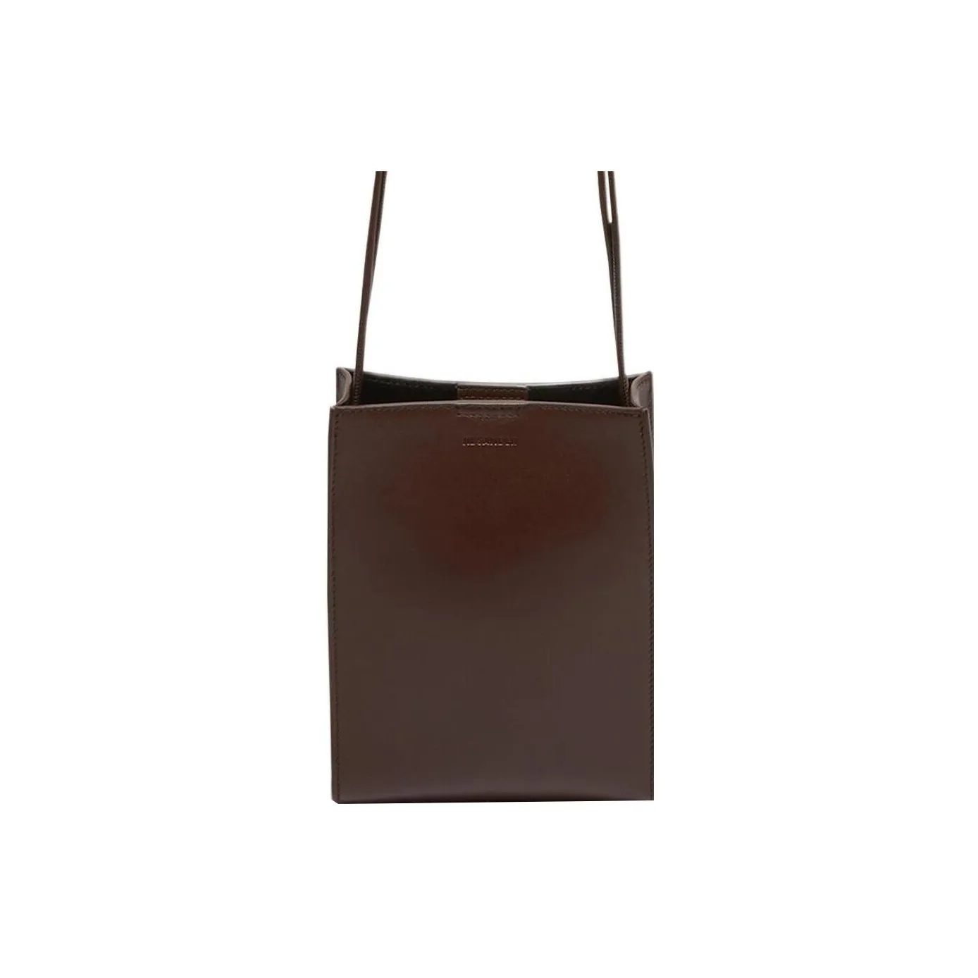JIL SANDER Logo Embossed Crossbody Bag