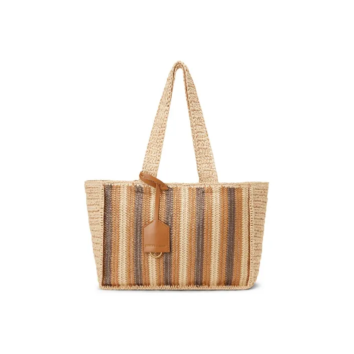 CHARLES&KEITH PU Tote Bag, Shopping Bag, Beach Bag, Shoulder Bag Regular Women's Multicolor