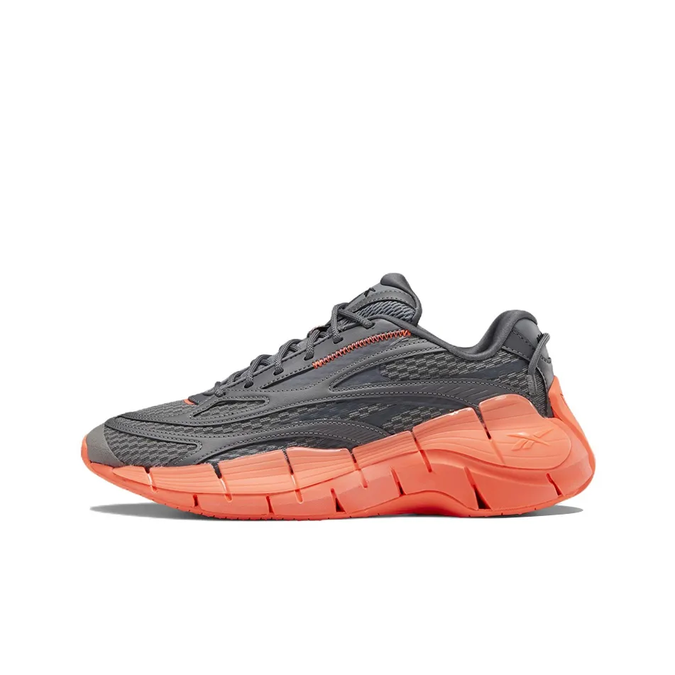 Reebok Zig Kinetica 2.5 Grey Orange Flare
