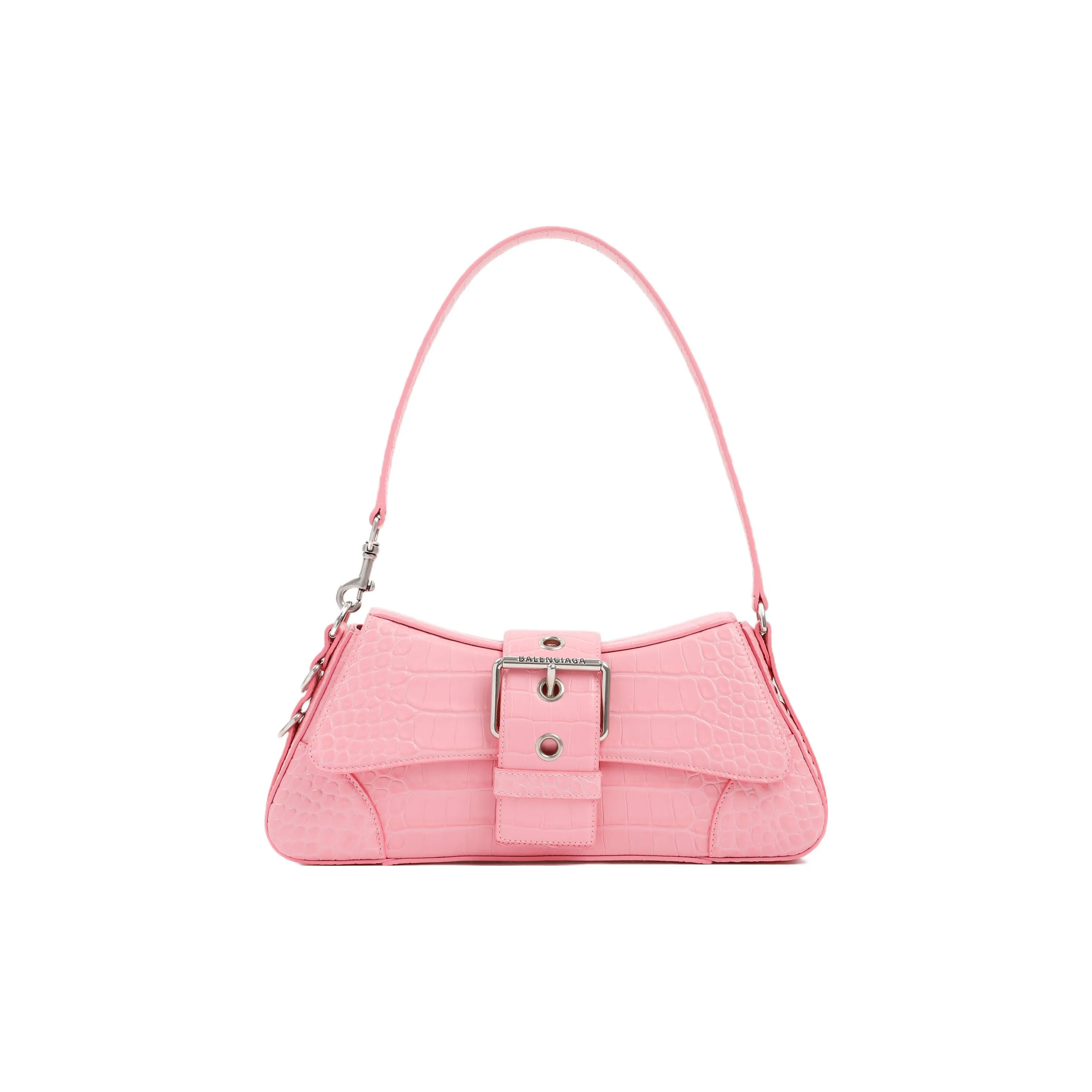 Balenciaga LINDSAY Calfskin Handbag Shoulder Bag Women's Pink