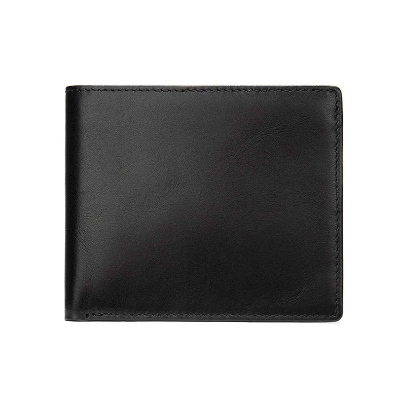 NOMK Держатель для карт из коровьей кожи кошелек стандартный мужской черный