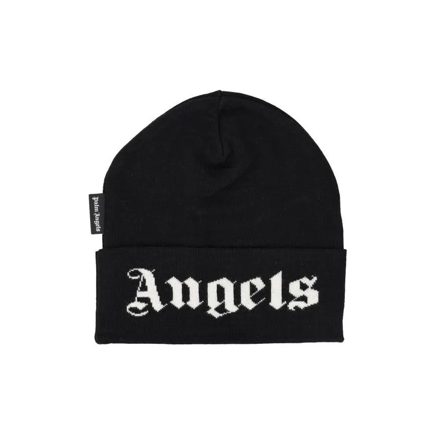 PALM ANGELS Wool Beanies Men's Black