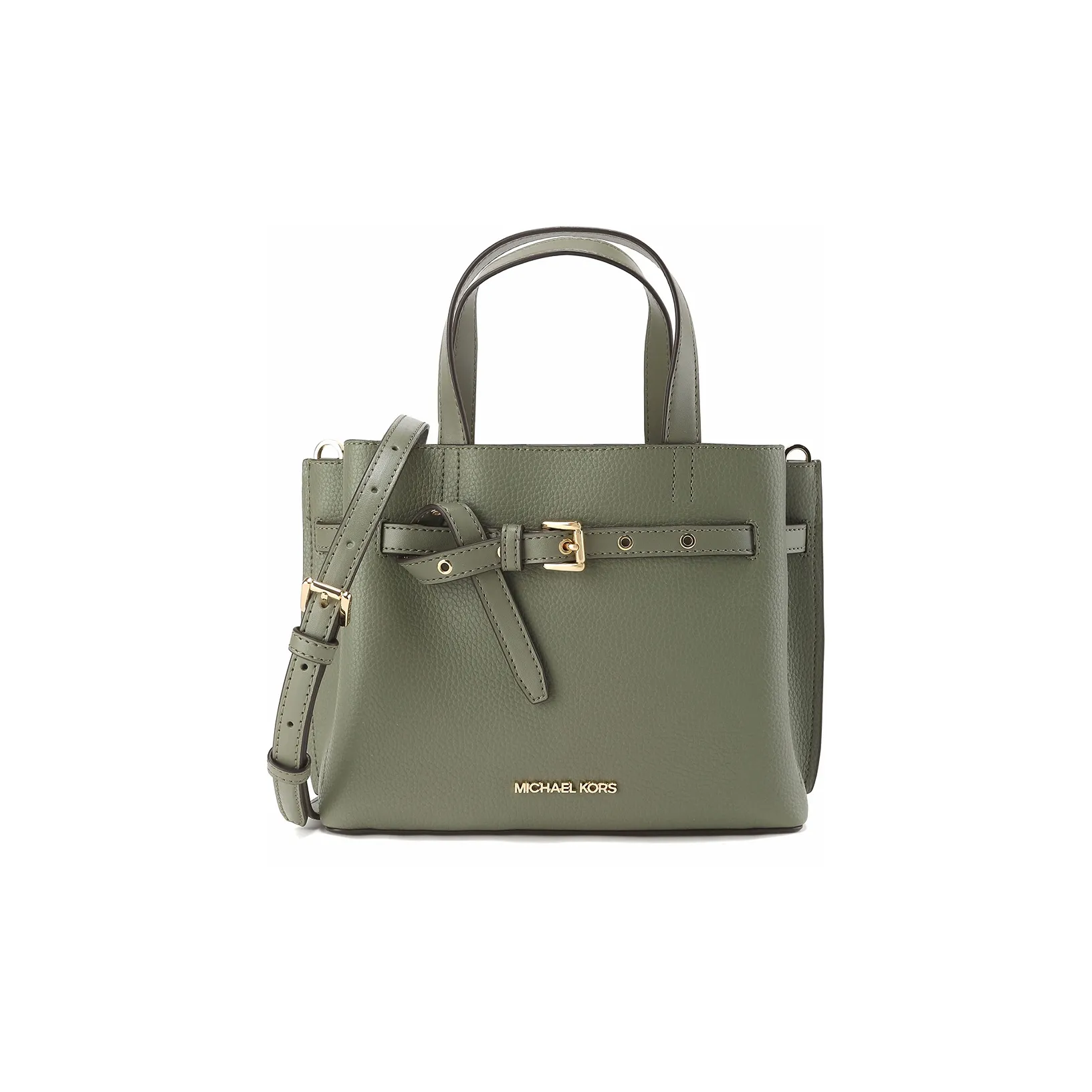 MICHAEL KORS Эмилия Кожа Сумка Маленькая Женская Армейский Зеленый