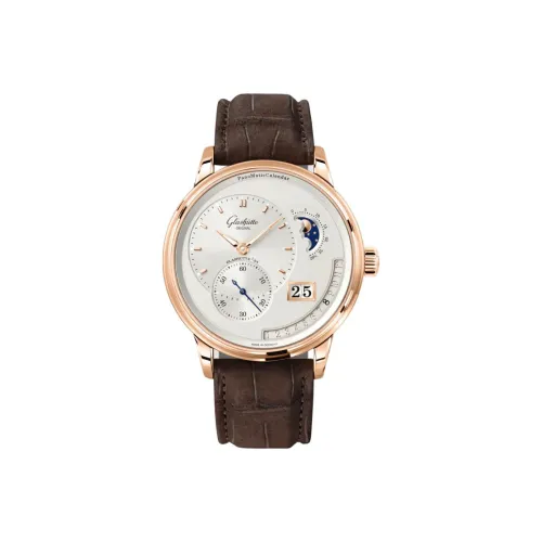 Glashütte Original Автоматический Механический Movement Мужские PANO Часы 42 мм Белые