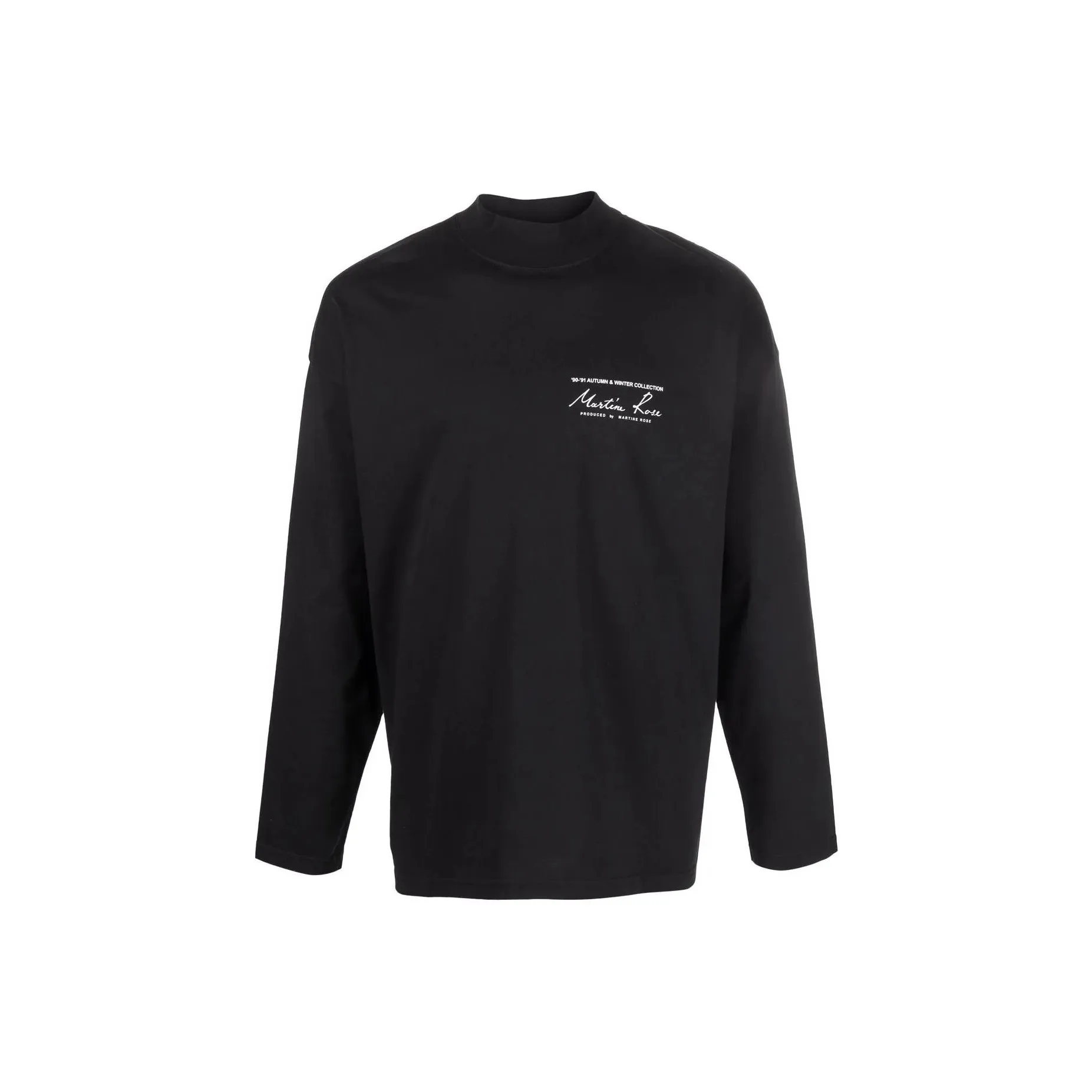 Martine Rose Logo Printed Long Sleeved T Shirt
