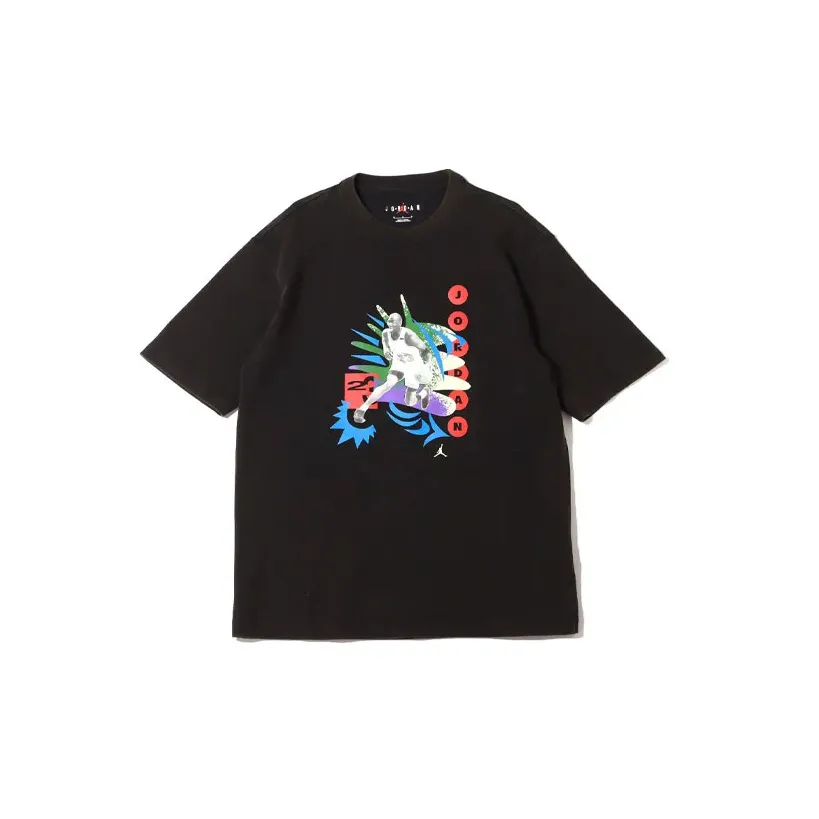 Джордан Черные Мужские T-Рубашки